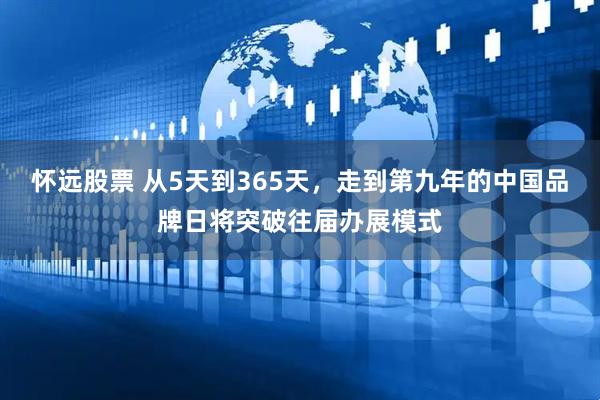 怀远股票 从5天到365天,走到第九年的中国品牌日将突破往届办展模式